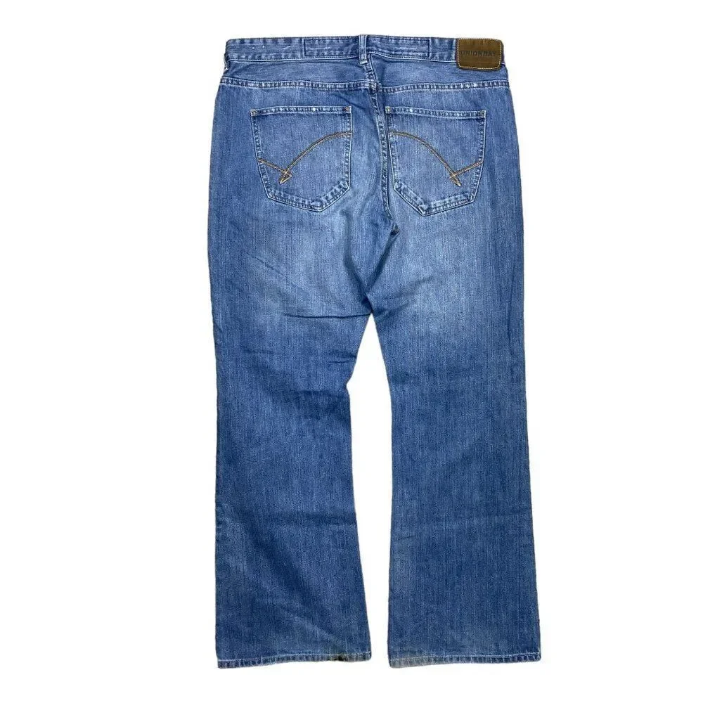 Unionbay Distressed Bootcut Jeans Size 36 X 32